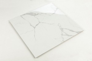 Gạch Lát Sàn Sứ Đánh Bóng Tráng Men Đá Cẩm Thạch Màu Trắng 800X800Mm Sang Trọng Chất Lượng Cao Cho Khách Sạn Và Biệt Thự - Product Image 4