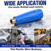 Pistolet à mousse réglable style ST-75, buse 4000 PSI, lance à mousse rapide pour nettoyeur haute pression, nettoyage de voiture