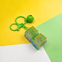 Porte-clés Anime en silicone électroplaqué pour clavier mécanique anti-stress, petit cadeau pour voiture, étanche et tendance