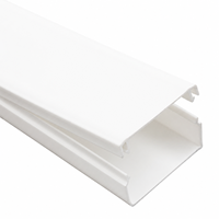 Goulotte de câblage électrique en PVC 16x16-100x100 avec autocollant, accessoires de câblage pour goulottes de câbles
