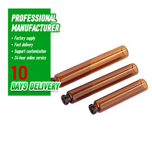 Botella de Vidrio Marrón de Alta Calidad para Suero, 3ml-30ml, Botella de Ampolla Cosmética, Logotipo Personalizado, Etiqueta Privada - Product Image 1