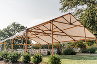 Tenda Pernikahan Romantis Putih Mewah Tahan Air Empat Musim Timbertrac untuk Acara Pesta dan Berkemah di Luar Ruangan
