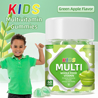 Gummies multivitaminées sans sucre pour enfants, fabrication sur mesure, vente en gros, HALAL, COA, GMP, complément alimentaire