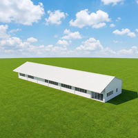 Edificio de Almacenamiento Prefabricado de Estructura de Acero Ligero para Uso en Exteriores, Alojamiento para Trabajadores, Dormitorio, Campamento