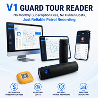 Pembaca RFID V1 Guard Tour dengan Sistem Manajemen Data Cloud untuk Catatan Patroli Digital untuk Penjagaan Malam di Gudang