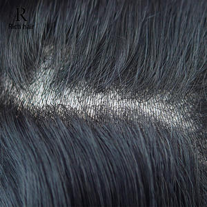 Parrucchino da <span class=keywords><strong>Uomo</strong></span> di Alta Qualità, Pelle Ultra Sottile 0.04-0.12mm, Capelli Remy, Parrucca Super Sottile con Base in PU, <span class=keywords><strong>Extension</strong></span> per Capelli, Parrucca Maschile - Product Image 5