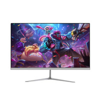 Moniteur LCD 24 pouces en gros, écran d'affichage 1K, ordinateur PC, 75Hz, moniteur de jeu personnalisé