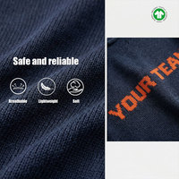 Puresun Pemasok Utama Butik Sweater Rajut Kustom Tim Sepak Bola Jacquard Kerah Tinggi Bahan Lembut Hangat Musim Dingin untuk Wanita
