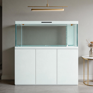 <span class=keywords><strong>Acuario</strong></span> de Vidrio Ultra Transparente de Lujo de 200 cm, Pecera Grande con Mueble, Juego Completo <span class=keywords><strong>para</strong></span> Hogar y Oficina - Product Image 1