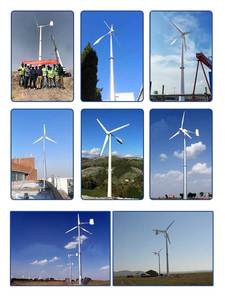 Aerogenerador de Eje Horizontal de 1kw, 2kw, 3kw, 5kW, 10kw, Fácil Instalación con Sistema Fuera de la Red/conexión a la Red - Product Image 3