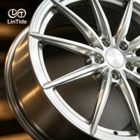 Jantes forgées multi-rayons argent brillant 20x9J 5x114.3 ET35 CB73.1 personnalisées pour voitures particulières