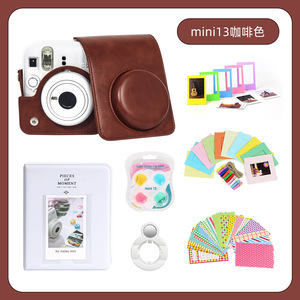 ชุดกล้องอินสแตนท์ขายส่งสำหรับ <span class=keywords><strong>Fuji</strong></span> <span class=keywords><strong>instax</strong></span> <span class=keywords><strong>Mini</strong></span> 13 ชุดอุปกรณ์เสริม <span class=keywords><strong>instax</strong></span> กระเป๋า PU แบบนิ่ม+อัลบั้ม+กรอบรูป+กระจกเซลฟี่+ฟิลเตอร์ - Product Image 4