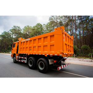 Camion benne Shacman F3000 6x4 12 roues, capacité 50 tonnes, jaune, à quatre essieux, nouveau, diesel, poids lourd, 8L, manuel, conduite à gauche - Product Image 3