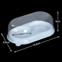 Boîte à gâteau et pâtisserie transparente YuXuan personnalisée en 2 parties avec couvercle transparent en plastique PET, matériaux recyclés, impression UV alimentaire, épaisseur 0,3 mm