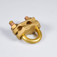 YY Brass U Bolt Ground Clamp Adjustable Earth Rod to Cable Connector for Earthing & Lightning Protection System