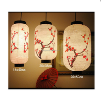 Lanternes en papier imprimées sur mesure avec motifs de caractères japonais