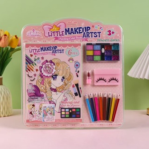 Kids Princess Makeup Painting Coloring Set DIY Creative Art Drawing Kit Educational Craft Toy <strong>for</strong> <strong>Little</strong> <strong>Girls</strong> Party <strong>Gift</strong> - Product Image 5