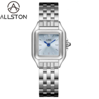 Montre à quartz sport de luxe OEM, nouvelle collection, design populaire, rétro, antique, minimaliste, cadran personnalisé, boîtier carré, montres légères