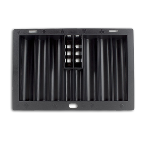 โต๊ะเล่นเกมและชิป โต๊ะโป๊กเกอร์พร้อมถาดใส่ชิป ความจุ 300 ชิป - Product Image 2