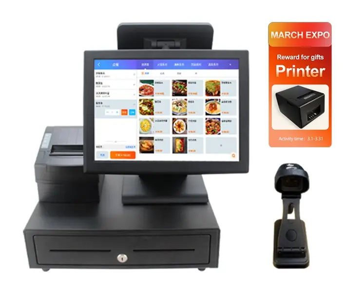 Hohe Qualität beliebte einzelhandel pos alle in einem pos maschine preis cash register für restaurant supermarkt einzelhandel