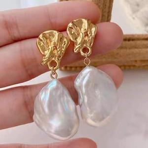 Accessoires de perles en argent S925 pour boucles d'oreilles avec perles de 9 à 16 mm, tendance et à la mode, 21407 avec support vide - Product Image 1