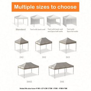 Carpa Plegable de Acero 3x3 para Publicidad, Eventos al Aire Libre, Fiestas y Ferias Comerciales, Venta al Por Mayor - Product Image 5