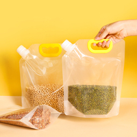 Vente flash : Sachets de stockage en PE refermables, étanches à l'air et aux odeurs, sachets alimentaires résistants à l'humidité pour céréales, engrais et aliments pour animaux