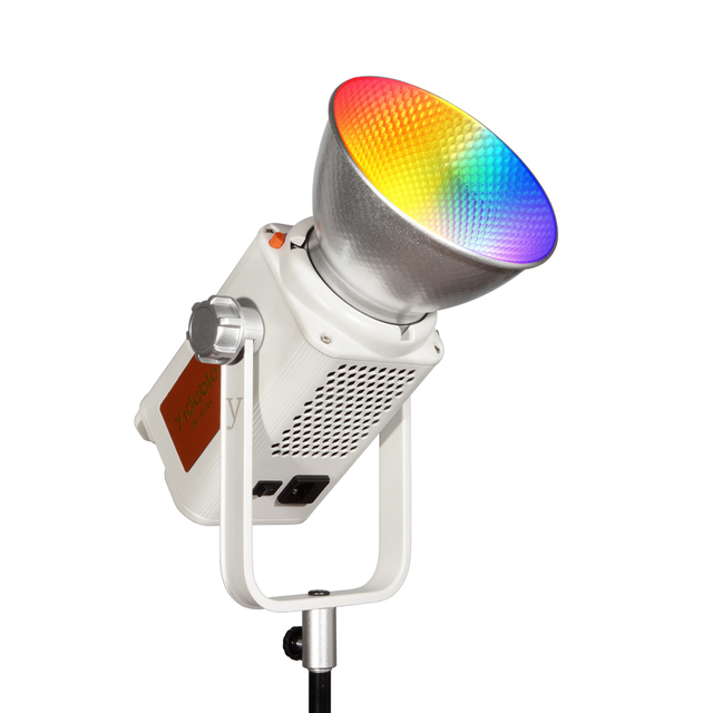 ZR-300C 300W LED Video Lighting Full Color RGB 2700K 6500K COB Bowens Mount Wireless App Studio Photography