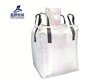 Sac Jumbo FIBC Super Sack 1500 kg d'<span class=keywords><strong>occasion</strong></span>, 1 tonne, en PP respirant, pour produits chimiques, talc, dolomite, chargement en vrac - Product Image 3
