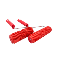 Usine directe 7 pouces diatomite gaufrage rouleau brosse Texture peinture Art outils pour la décoration de Film mural