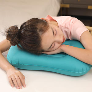 Almohada Inflable Portátil en Forma de U de 28x28x14cm, Cojín de Soporte para el Cuello para Viajes y Uso en Exteriores - Product Image 3