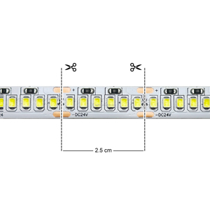 Dc24v/12V không thấm nước 8 mét 240 2835 LED LED Strip ánh sáng Electroplated bề mặt phòng tắm gương ngoài trời Deco cerohs LED Strip ánh sáng - Product Image 3