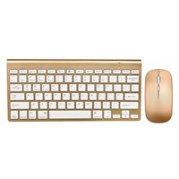 Ensemble clavier et souris sans fil 2,4 GHz rétroéclairé USB, portable, double mode, pour bureau et ordinateur portable, économe en énergie