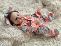 Femme Ours Robot 50cm & Yeux Crafts Thinks Roupa De Bebe Base 7 Paola Reina Silicon Reborn Doll