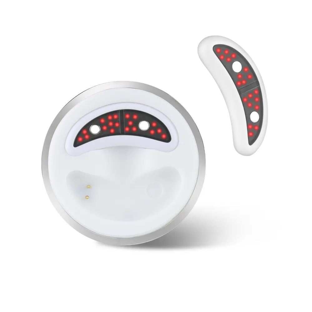 Synogal nova chegada mini inteligente EMS LED vermelho terapia de luz olheiras rugas remoção olho beleza dispositivo