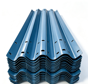 Barrière de sécurité routière en acier galvanisé de type W, barrière anti-collision pour autoroute, clôture de sécurité routière EN1317, haute résistance - Product Image 1