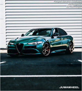 Ruedas JUWA de Aluminio Forjado con Diseño de 5 Radios en Forma de Pétalo, Ligeras y Optimizadas para Mayor Resistencia, en Color Bronce, Tamaños 20, 21, 22, 23 y <span class=keywords><strong>24</strong></span> para Alfa Romeo - Product Image 6