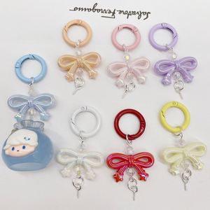 Mini porte-clés mignon en forme de nœud avec boucle à ressort pour accessoire de sac et bijoux DIY - Product Image 4