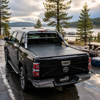 Couverture de benne coulissante à trois volets pour Ford Ranger 5 pieds, en aluminium rigide, étanche, pour camionnette