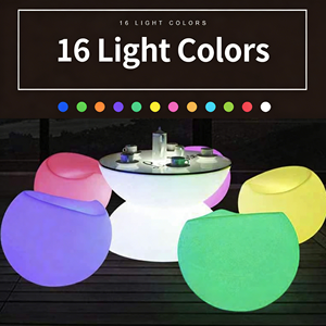 Coolqing Chaise LED <span class=keywords><strong>Apple</strong></span> Étanche pour Décoration Extérieure, 16 Couleurs RVB, Idéale pour Jardin, Patio, Bar, Mariage, Mobilier d'extérieur - Product Image 2