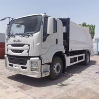 Camion compacteur à ordures Isuzu Giga 4x2 12m3/12cbm Transmission manuelle moteur à noyau de carburant Diesel boîte de vitesses pour la russie