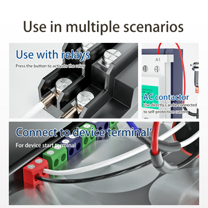 Kim loại 22 mét chuyển đổi LED không gỉ Latch chiếu sáng pushbutton latching Thiết bị chuyển mạch momentary 10A IP67 không thấm nước Push On nút - Product Image 2
