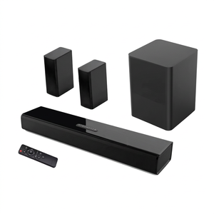 Sistema de Sonido Envolvente Inalámbrico Bluetooth 5.1 de 125W con Alimentación CA, Calidad de Cine, Altavoz para TV, Hogar y Computadora - Product Image 1