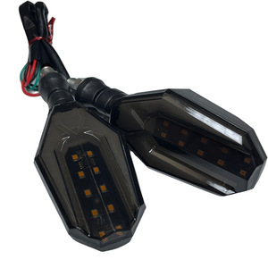 Luz LED de Señal de Giro de 12V para Motocicleta, Scooter, ATV, Intermitente con Efecto de Agua Fluyendo, Luz Diurna/Universal - Product Image 5