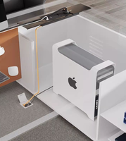Ensemble de bureau et chaise exécutifs en bois orange, mobilier de bureau minimaliste moderne pour immeuble de bureaux, respectueux de l'environnement
