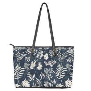 Sac à main de style hawaïen Puakenikeni design pour femmes sacs à main de luxe en cuir de grande capacité pour femmes - Product Image 6