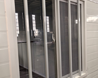 Petite maison pliable préfabriquée conteneur plat maison mobile détachable unité de stockage anti-ouragan insonorisée pour