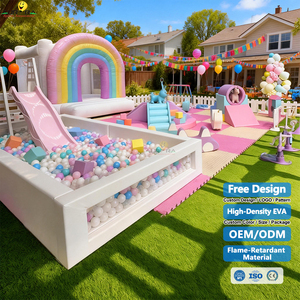 Piscina de Pelotas de Juego Suave Área de Juegos Gimnasio Interior Parque Infantil para Niños Pequeños Escalador Combinado Equipo de Juego Suave para Alquiler - Product Image 1