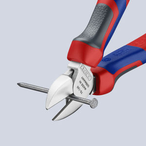 Knipex - Coupe-fil latéraux - Largeur de mâchoire 1/4 pouce - Pointe lisse - Acier au chrome-vanadium de qualité industrielle - Fabriqué en Allemagne - Modèle 70-160 - Product Image 1