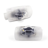 Lampe de courtoisie pour porte avec logo LED Projecteur laser d'ombre fantôme pour toyota camry Crown Prado Reiz corolla prius Feux de voiture à LED